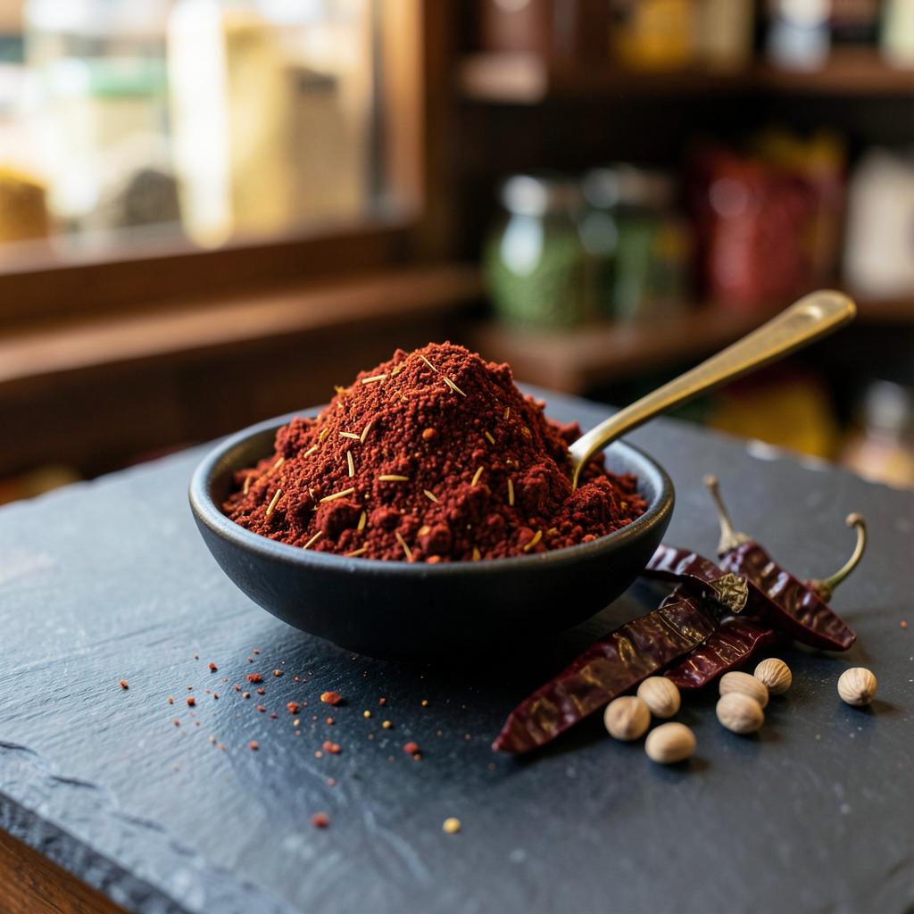 Berbere blend — spices item photographed by the store