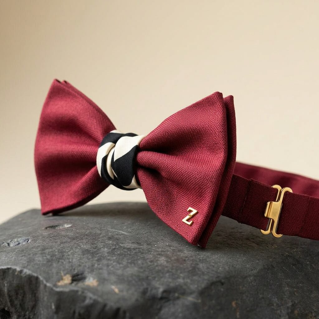 Ceremony Bow Tie — Men, 03 Right (view 3 of 7). Right side: opposite panel, hardware placement and the house Z mark.