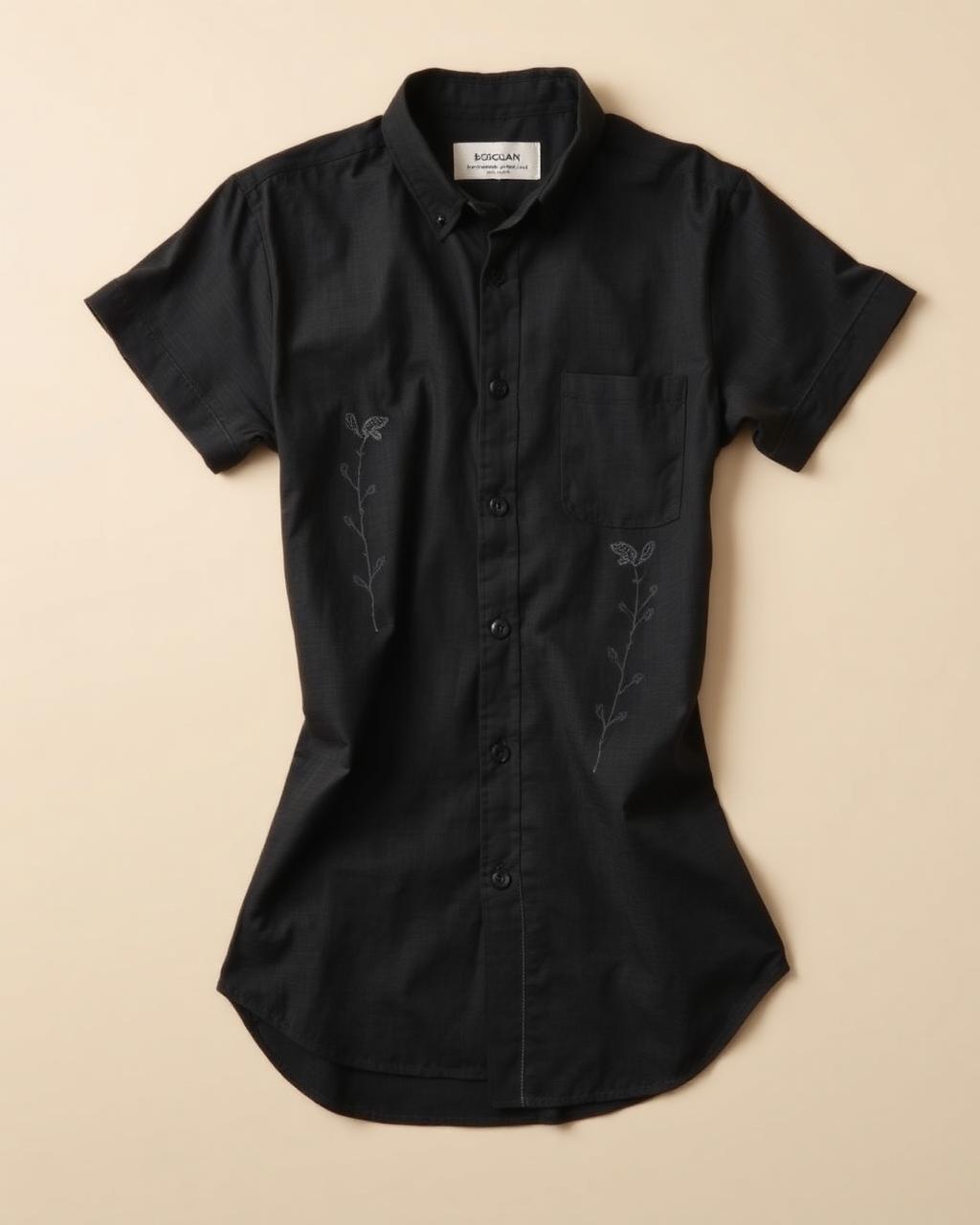 Onyx Legend — Boys — House · Z-Vibe Children Linen Heritage™ seven-view specification plate; showing 01 Front, 02 Left, 03 Right, 04 Back, 05 Interior, 06 Inner tags, 07 Fabric detail. — 01 Front, Onyx Black
