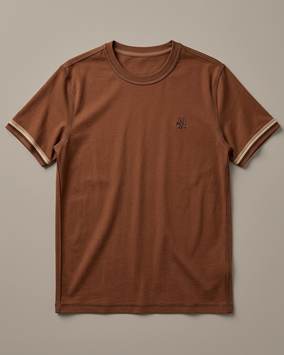 Coffee Culture Tee — Men, 05 Interior (view 5 of 7). Interior: lining, facings and the concealed closure.