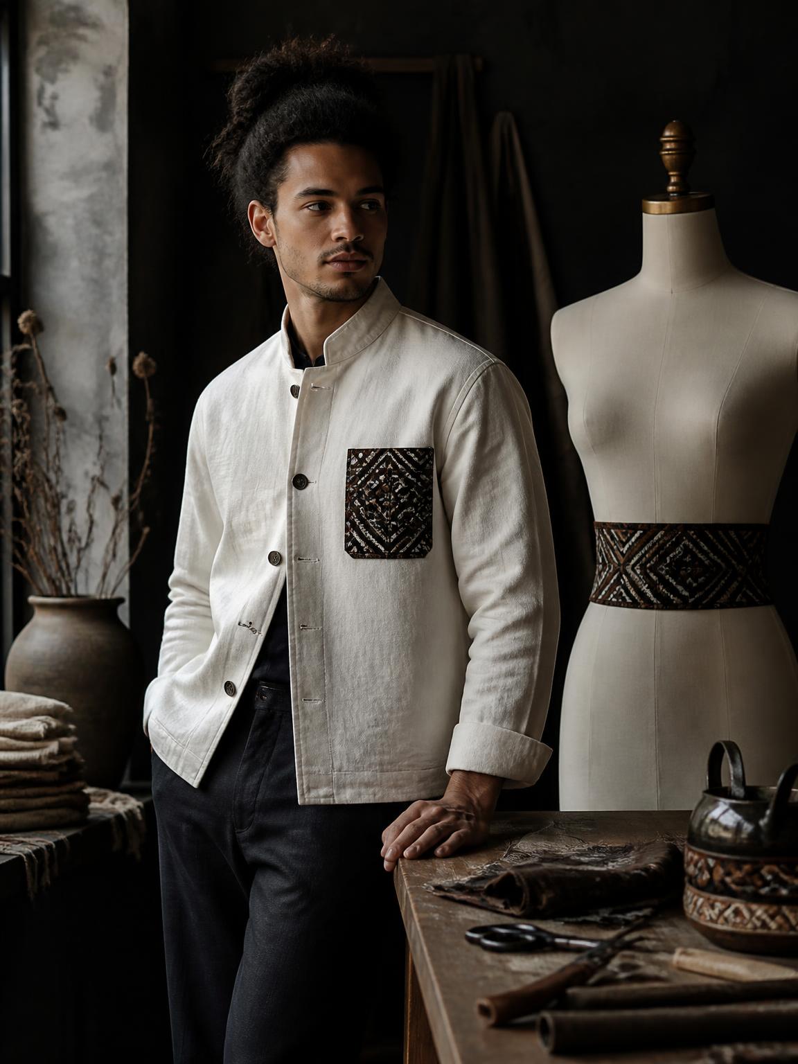 Creator Collection — Zipper Vibe bogolanfini accent cover