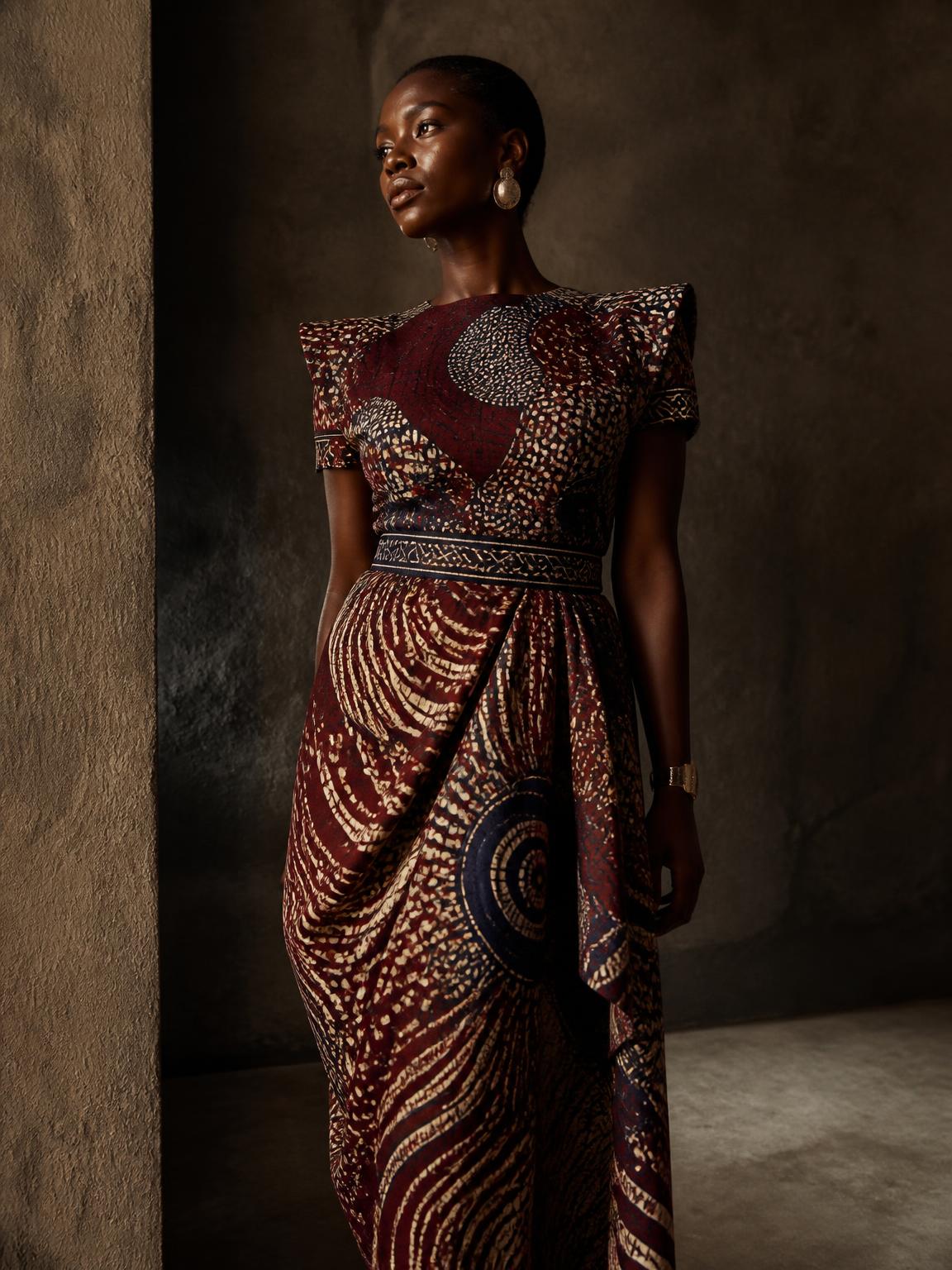 Pagne Congo Collection — Zipper Vibe bogolanfini accent cover