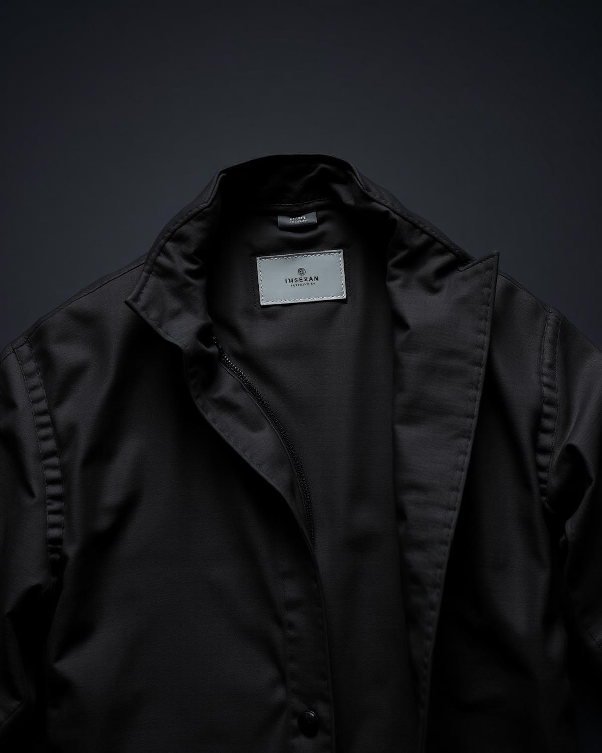 Crown Zip Shirt — Men, 05 Interior (view 5 of 7). Interior: lining, facings and the concealed closure.