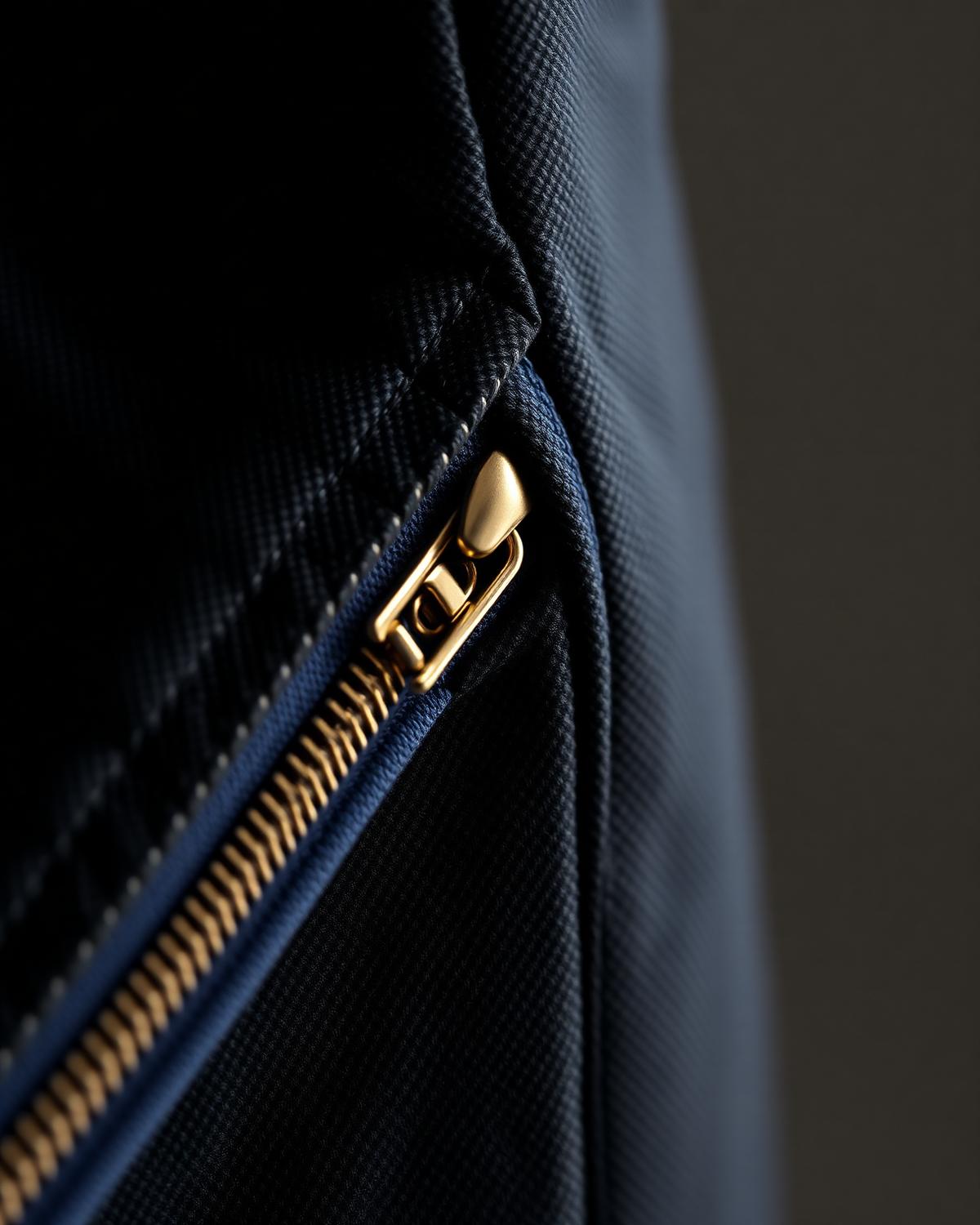 Crown Zip Shirt — Men, 07 Fabric detail (view 7 of 7). Fabric detail: close study of the cloth, hand-printed mudcloth motif and stitching.