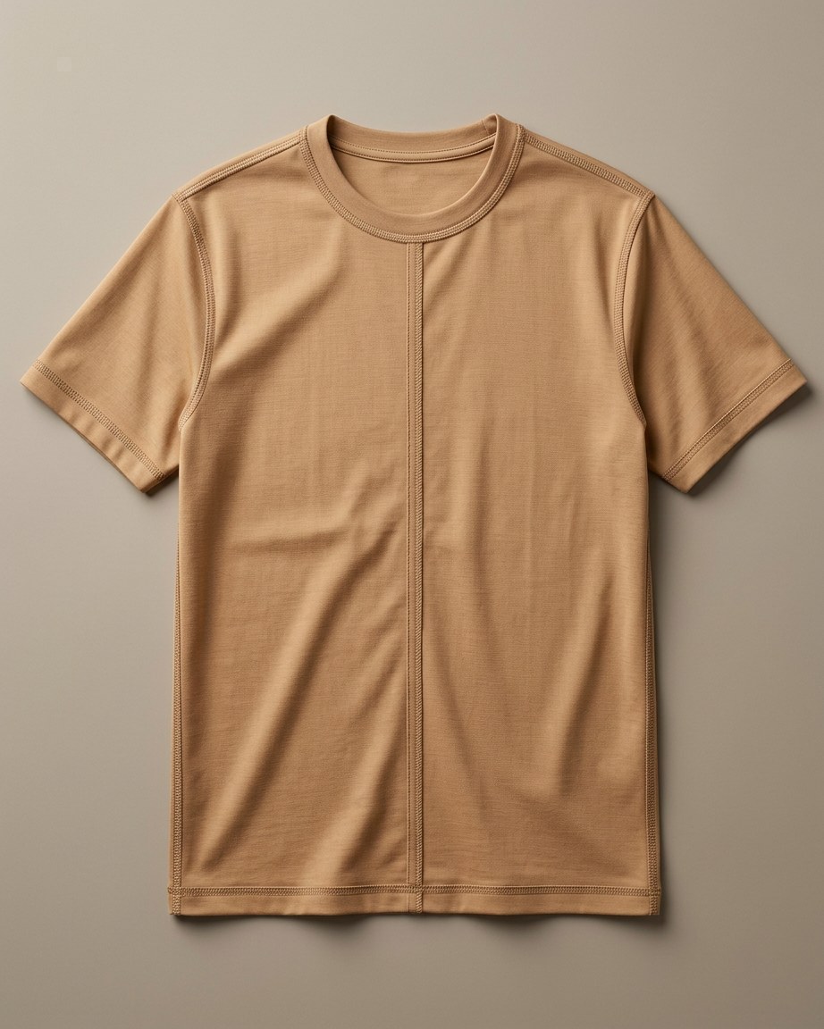 Desert Line Tee — Men, 05 Interior (view 5 of 7). Interior: lining, facings and the concealed closure.