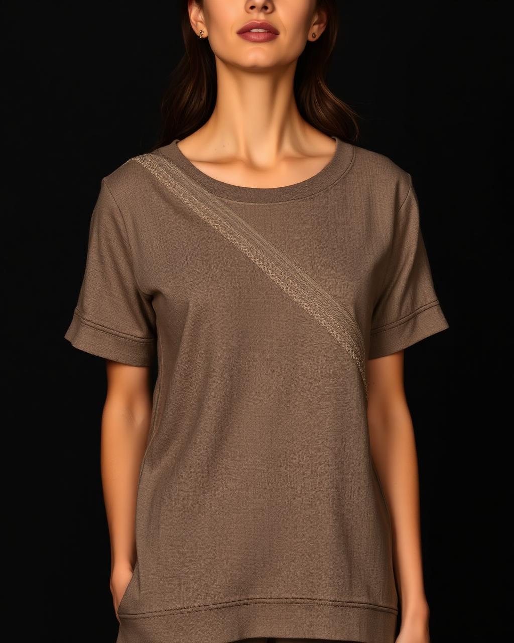 Diagonal Elegance Tee design board