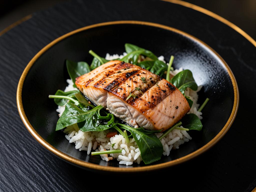 A cooked-to-order bowl ready for collection