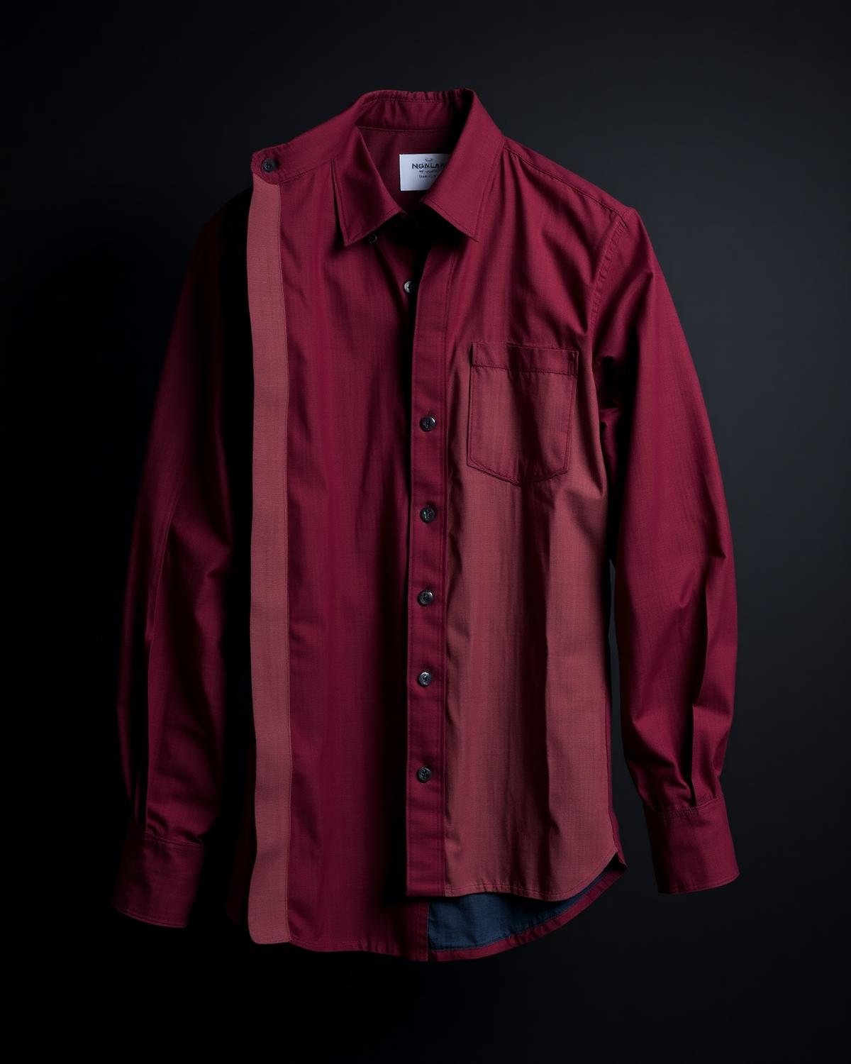Dual Heritage Shirt — Men, 05 Interior (view 5 of 7). Interior: lining, facings and the concealed closure.