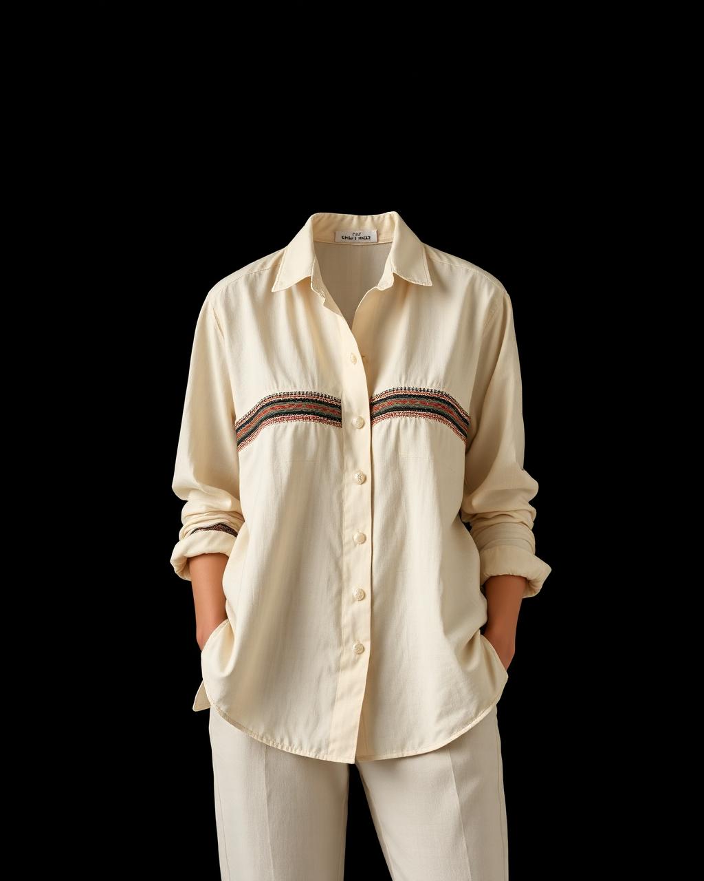 Ethnic Stripe Shirt design board