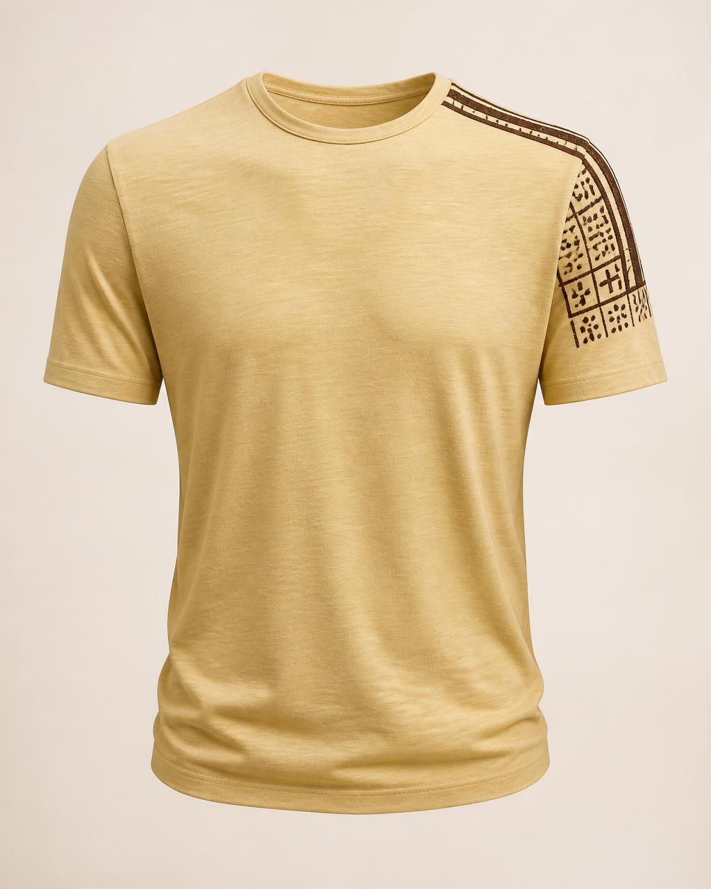 Gold Shoulder Tee design board
