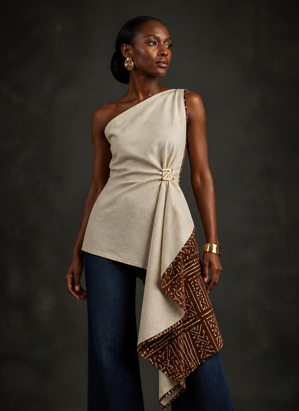 Grace Ascending Drape Top — Women · Z-Vibe Heritage Refinement related style