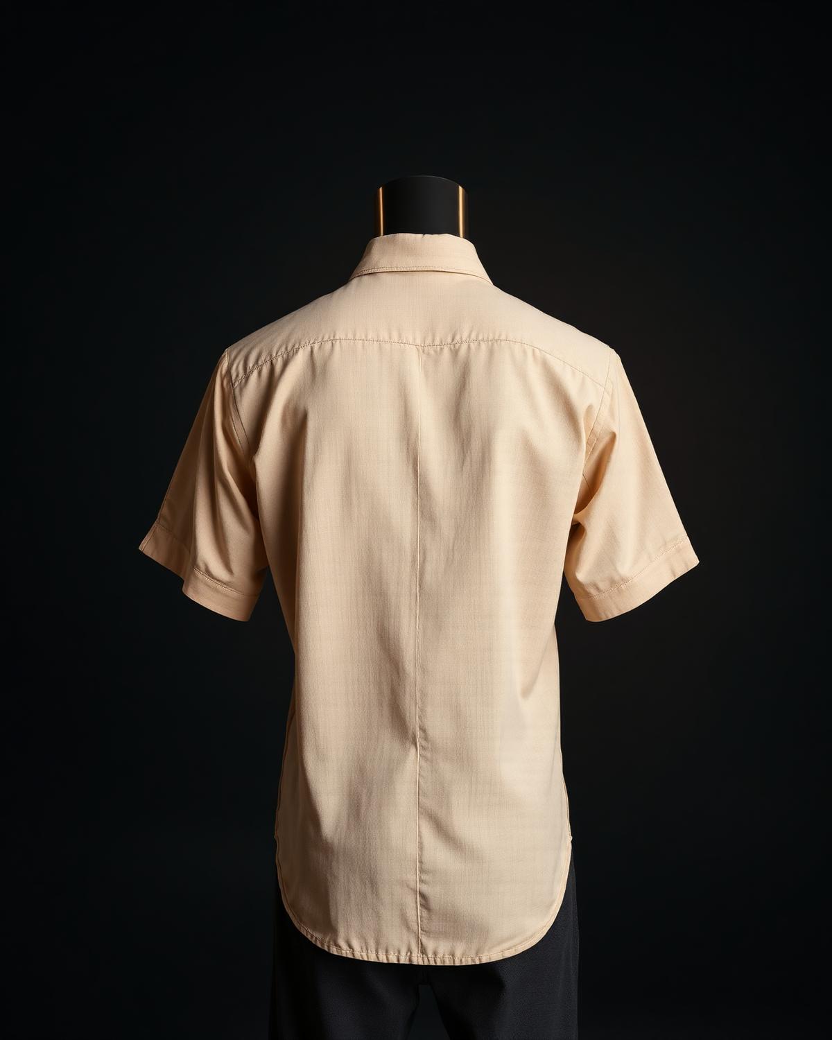 Horizon Band Shirt — Men, 04 Back (view 4 of 7). Back view: yoke, centre seam and the hem finish.