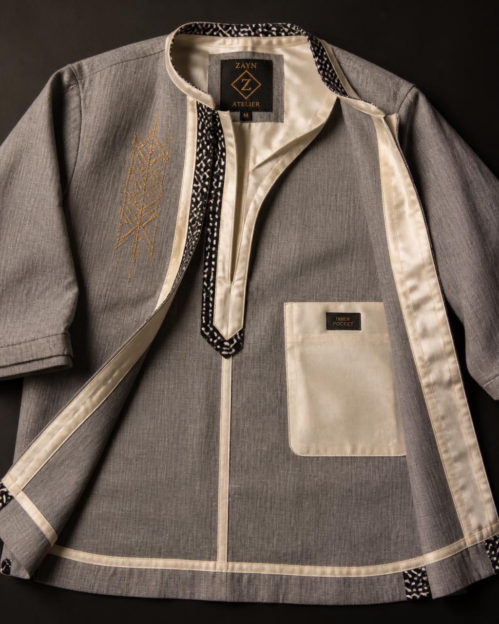Inside Build — worn view of the collection look