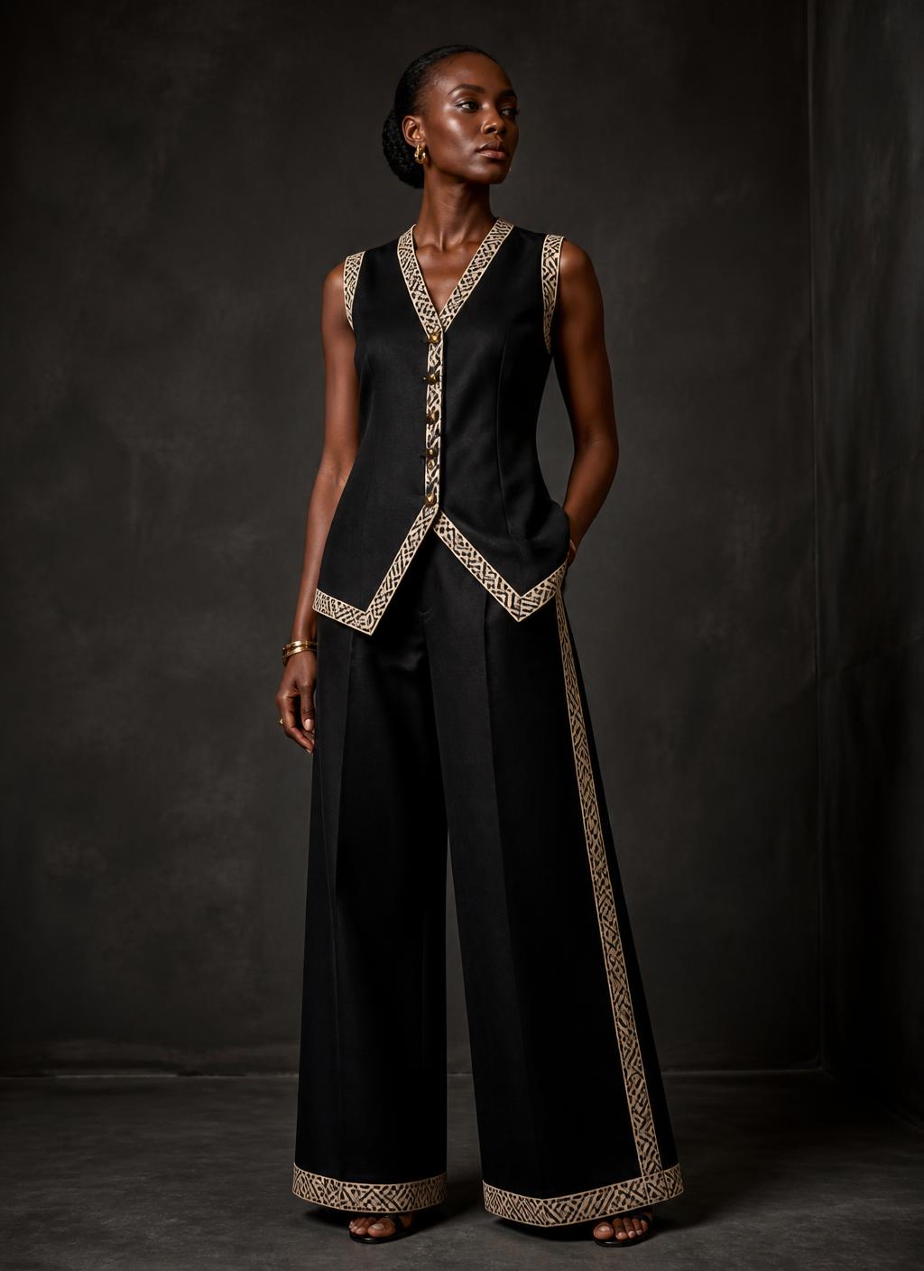 Legacy Edge Vest Set — Women · Z-Vibe Heritage Refinement related style