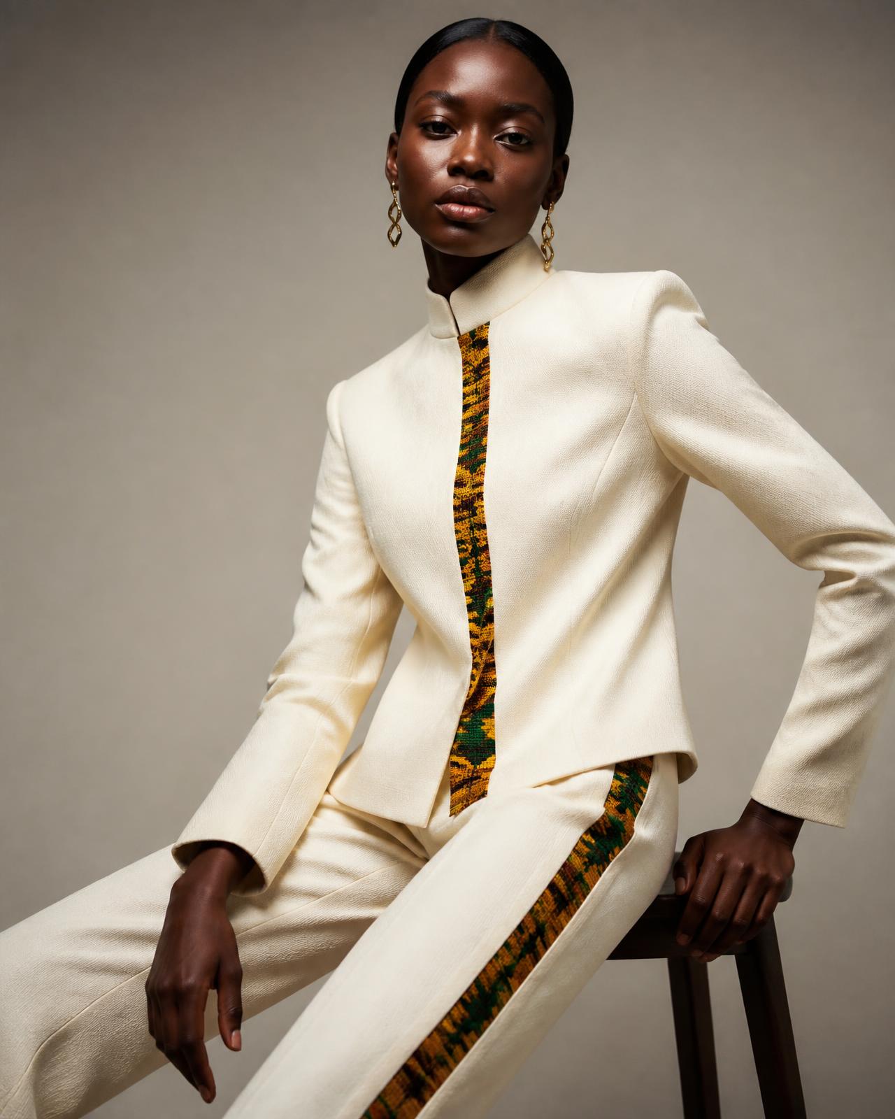Kente Heritage Collection — Zipper Vibe bogolanfini accent cover