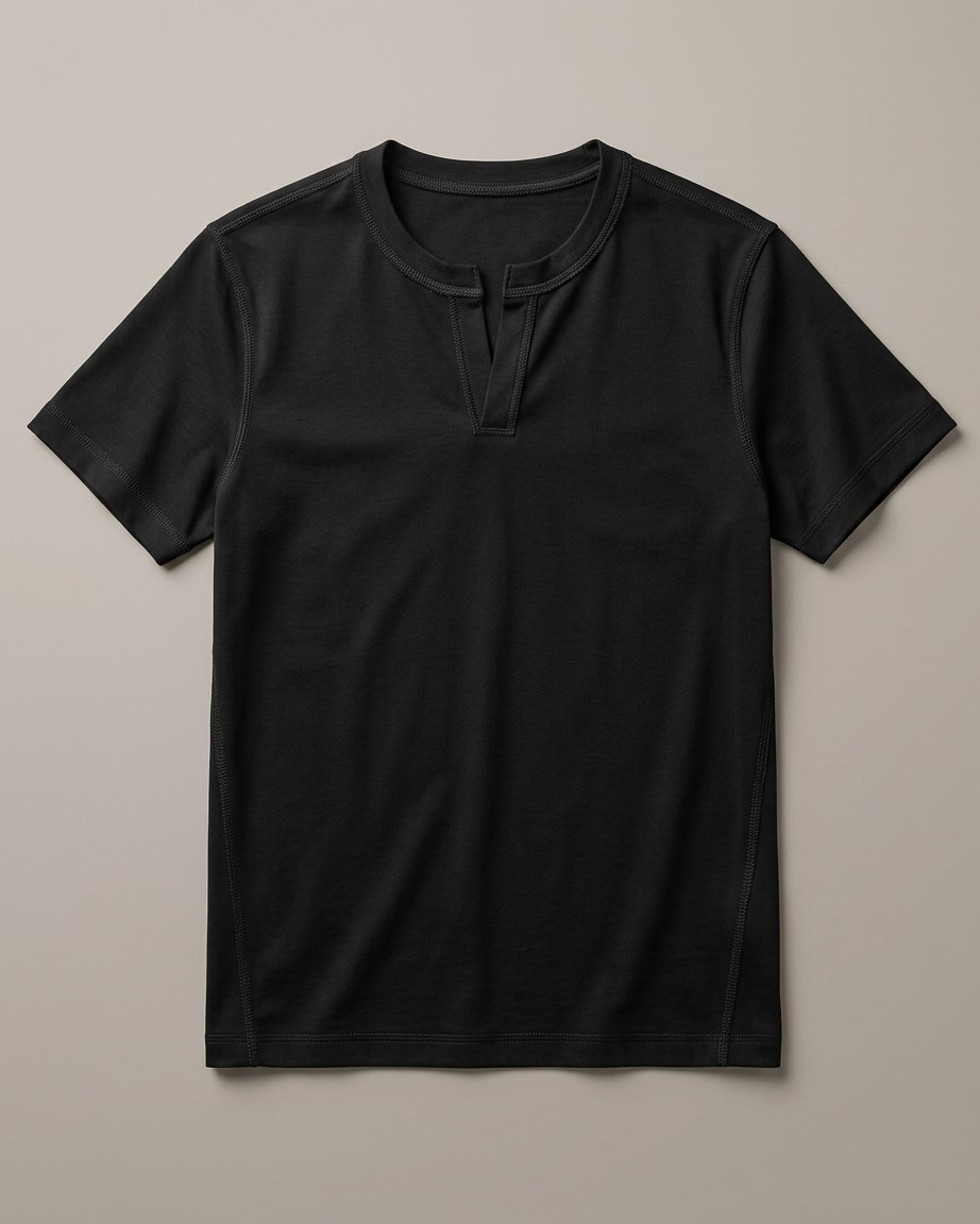 Midnight Culture Tee — Men, 05 Interior (view 5 of 7). Interior: lining, facings and the concealed closure.
