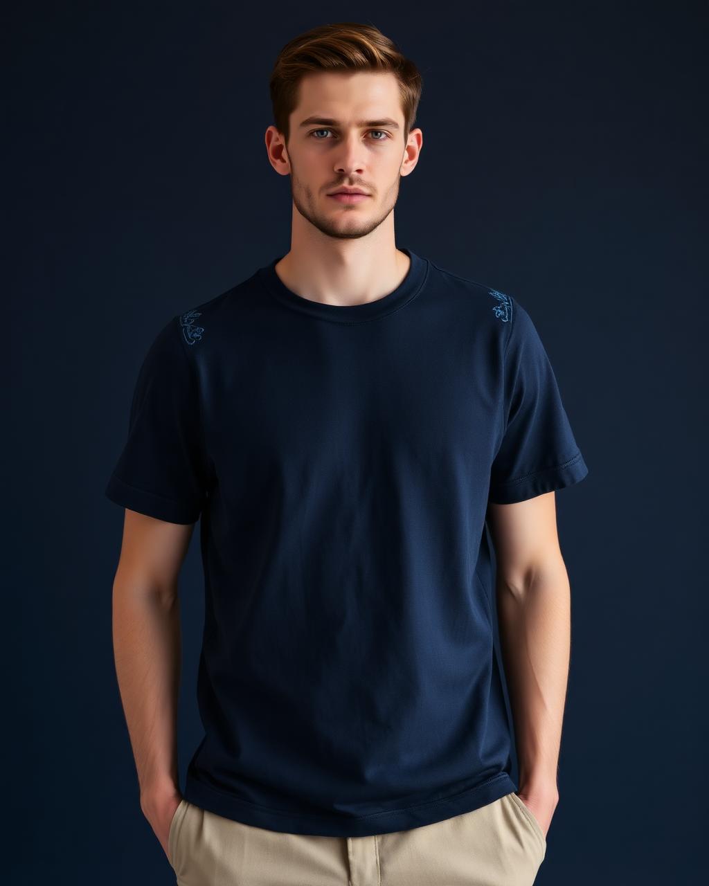 Navy Prestige Tee design board