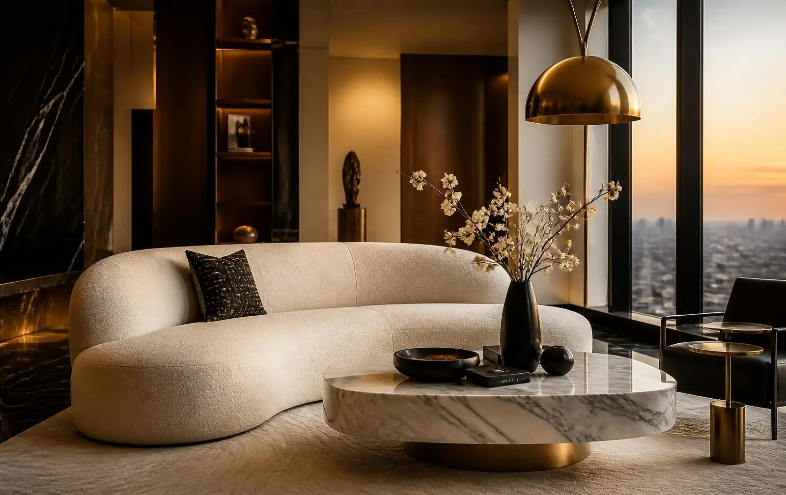 Zipper Vibe Maison Living™ — The room where the world sits down., finished with the house African heritage cloth signature