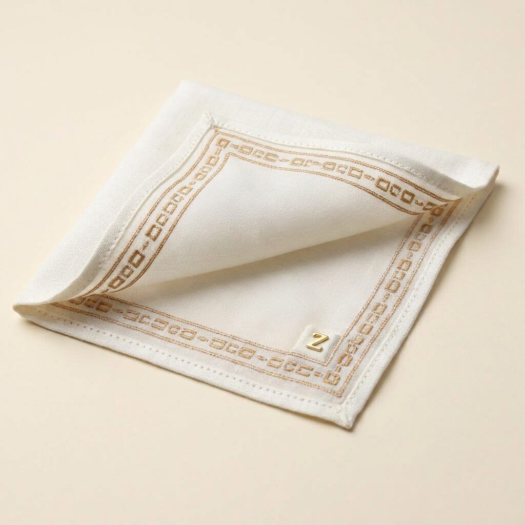 Atelier Pocket Square — Men, 05 Interior (view 5 of 7). Interior: lining, compartments and the internal pocket.