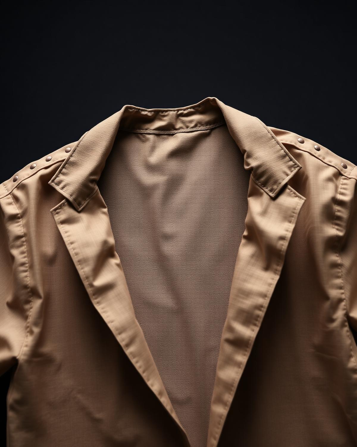 Quiet Crown Shirt — Men, 05 Interior (view 5 of 7). Interior: lining, facings and the concealed closure.