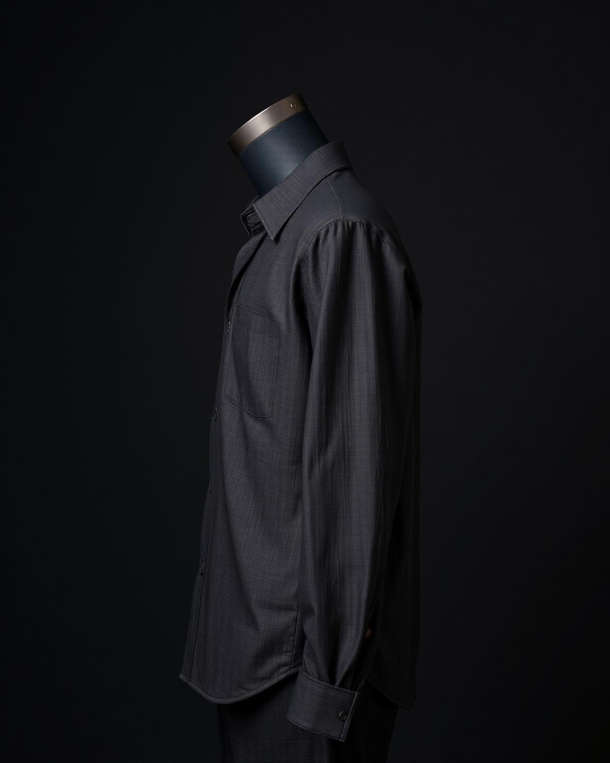 Regal Frame Shirt — Men, 03 Right (view 3 of 7). Right profile: waist shaping, pocket line and the house Z mark.