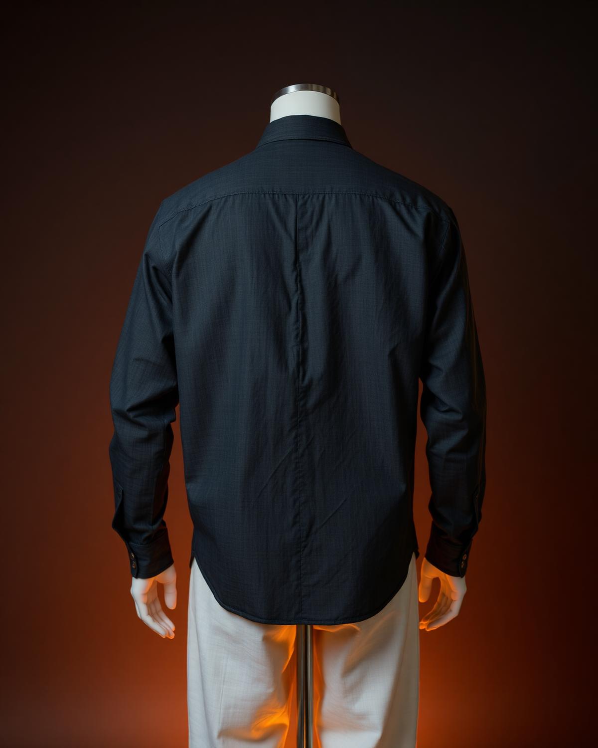 Regal Frame Shirt — Men, 04 Back (view 4 of 7). Back view: yoke, centre seam and the hem finish.