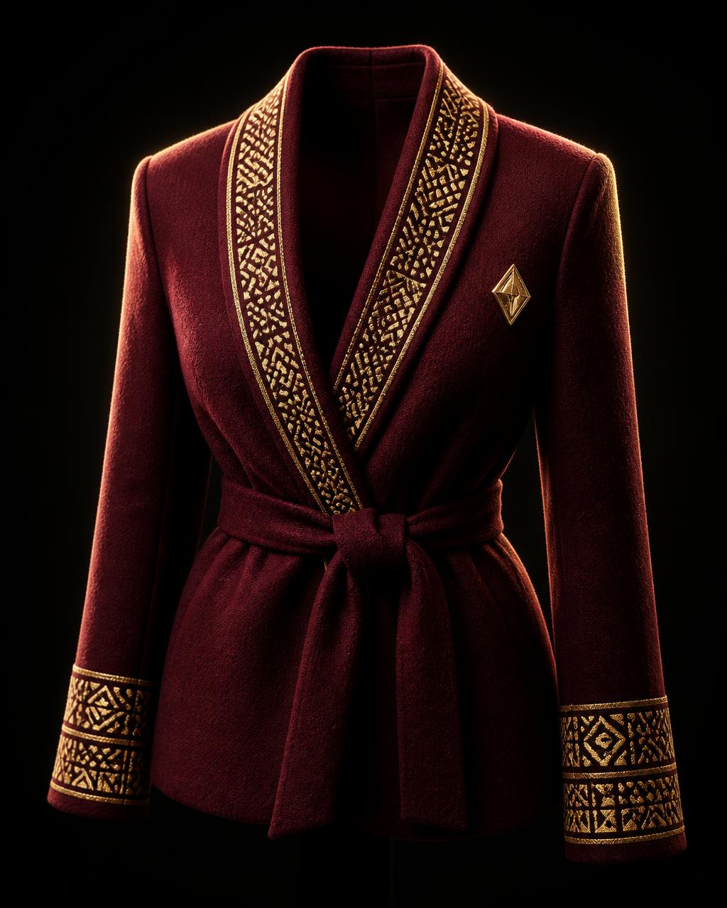 Burgundy Majesty Blazer — Women · Z-Vibe First Lady Sovereign related style