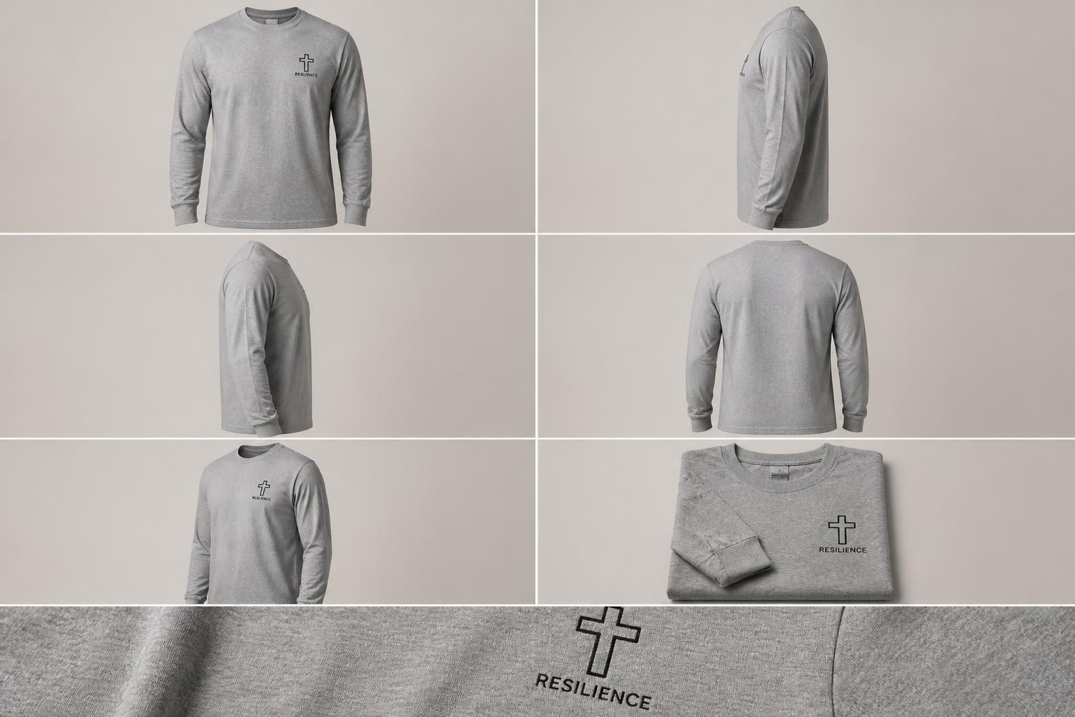 Resilience Long Sleeve design board