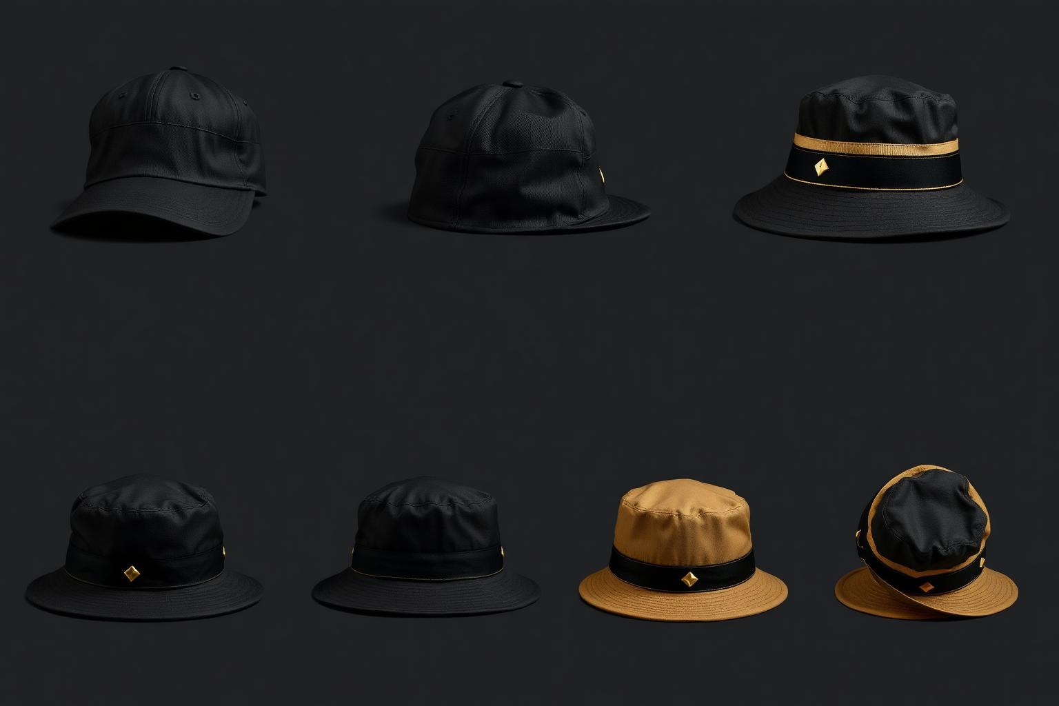 Bogolan Six-Panel Cap & Bucket — House · Z-Vibe Fit Dance related style