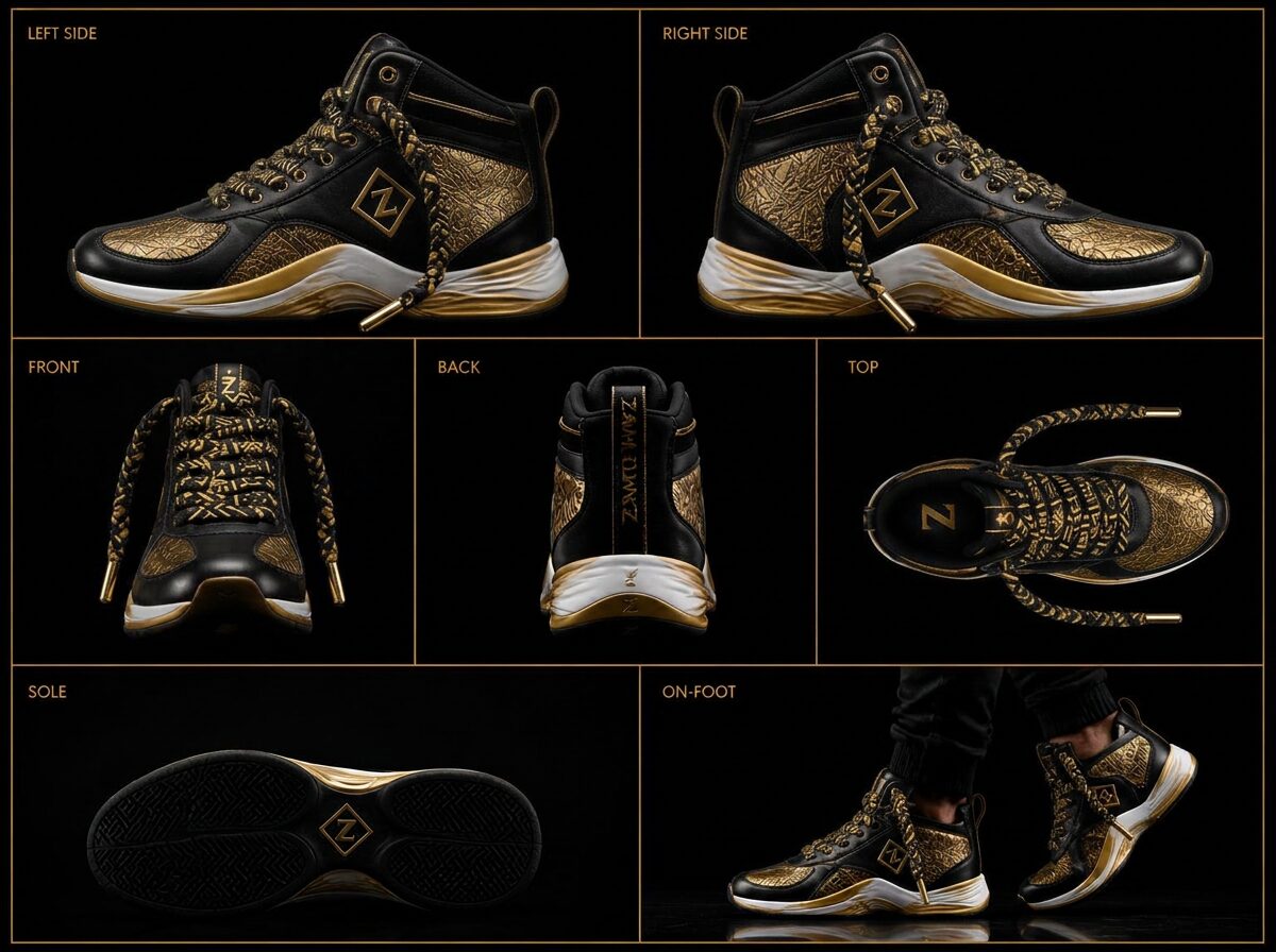 Noir Or Bogolan Dance High-Top — House · Z-Vibe Fit Dance related style
