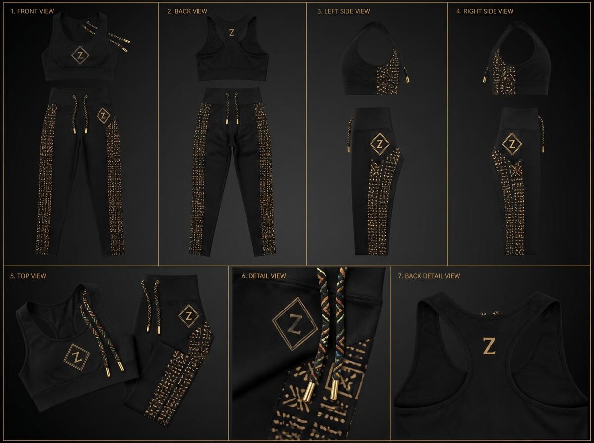 Noir Bogolan Studio Dance Set — House · Z-Vibe Fit Dance related style