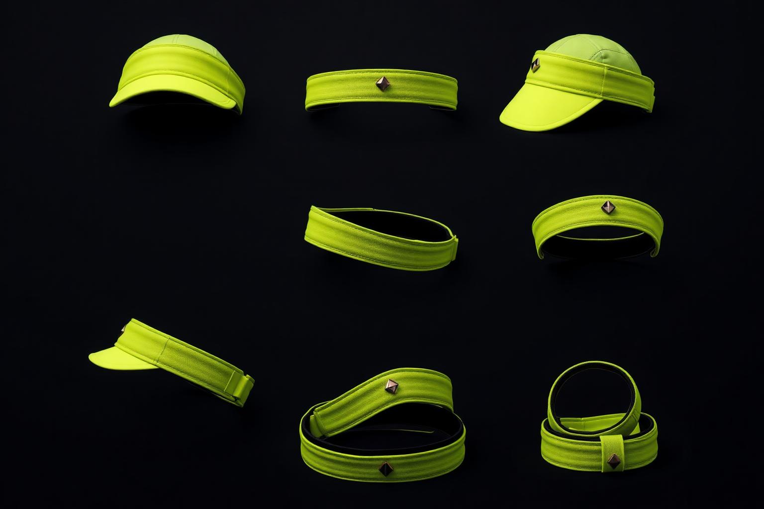 Lime Vive Visor & Headband Set — House · Z-Vibe Fit Dance related style