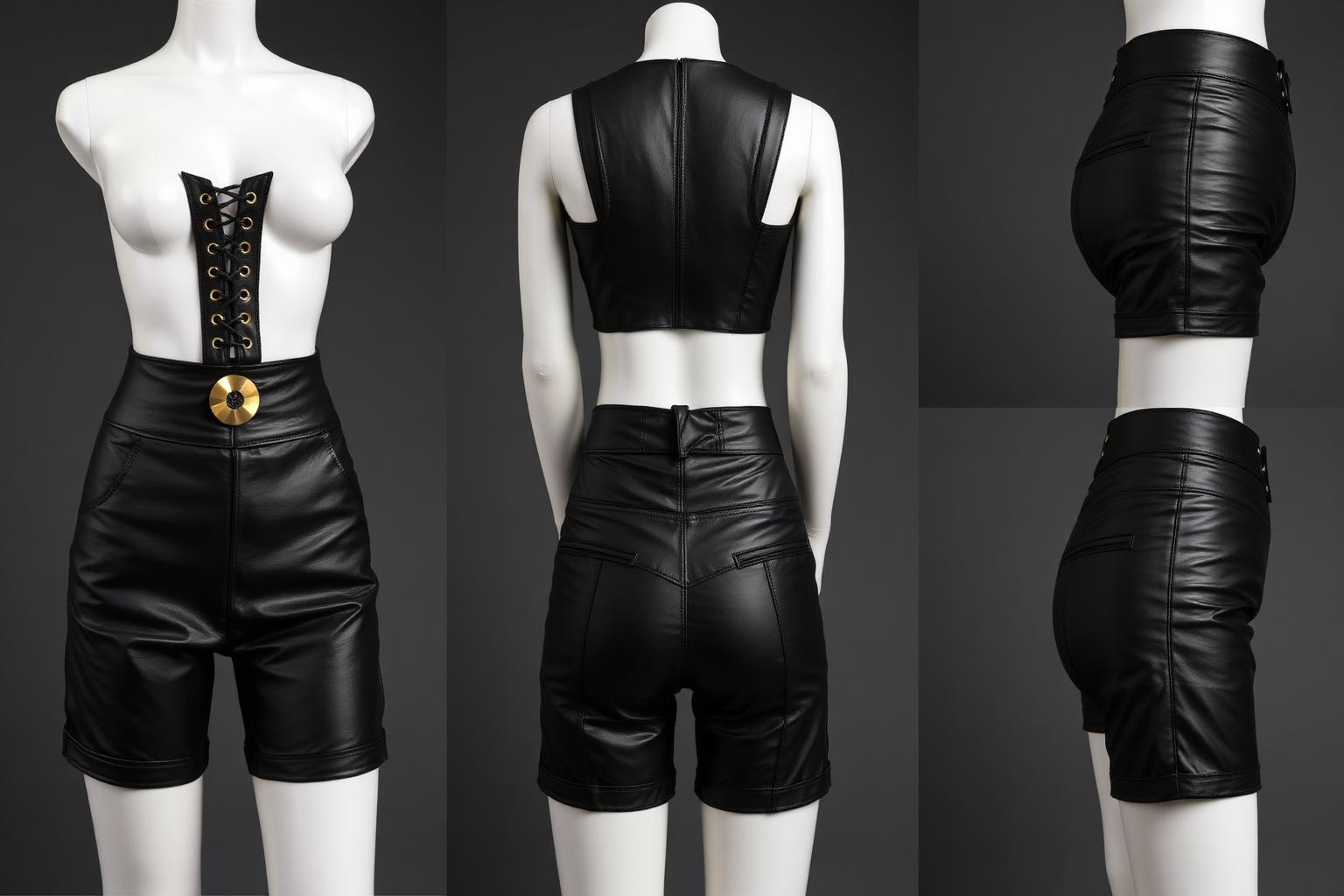 Corset Lace Leather Short — House · Z-Luxe Frontier Futur related style