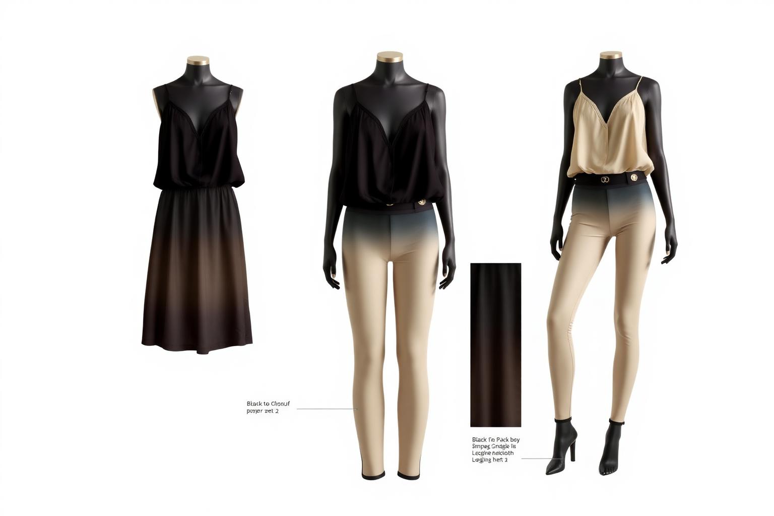 Ombre Spray Cami Set — House · Z-Luxe Street Futur related style