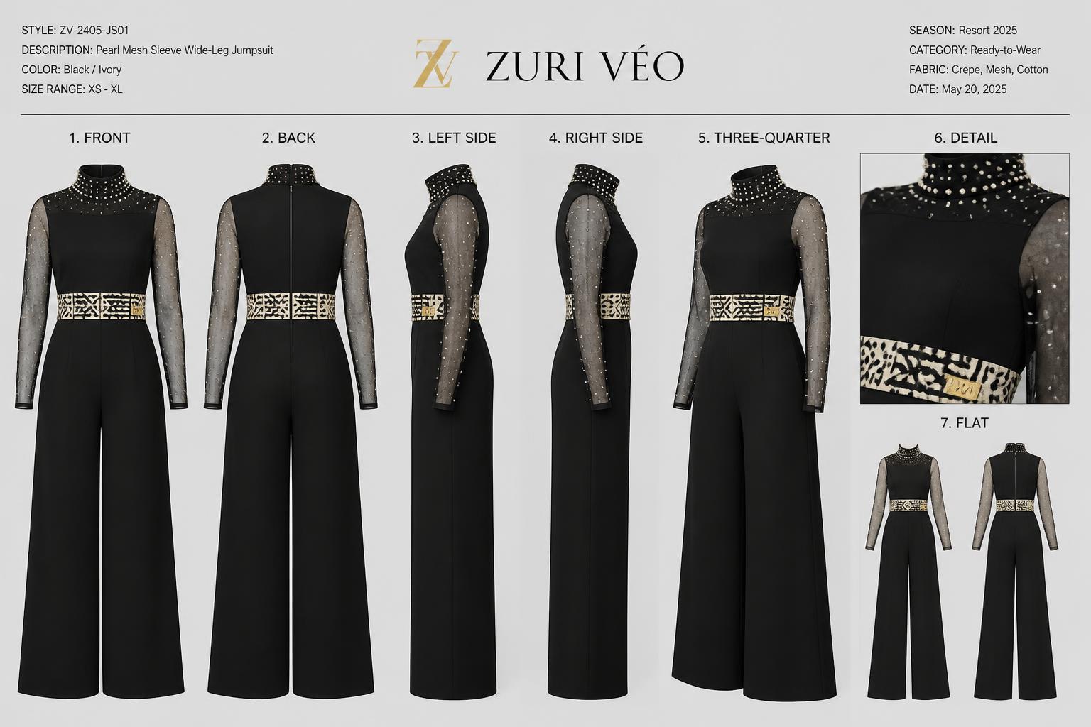 Pearl Yoke Wide-Leg Jumpsuit — House · Z-Luxe Soirée Futur related style