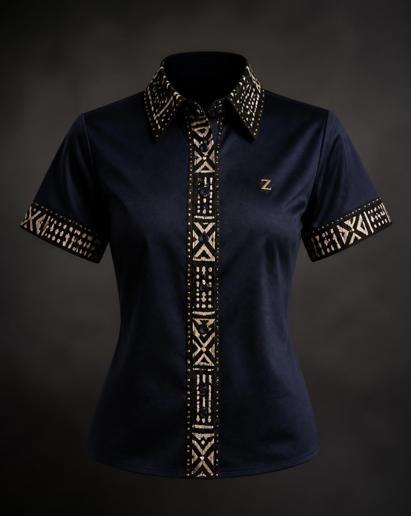 Z-COVENANT™ Bogolan Studded Shirt — Signature design board