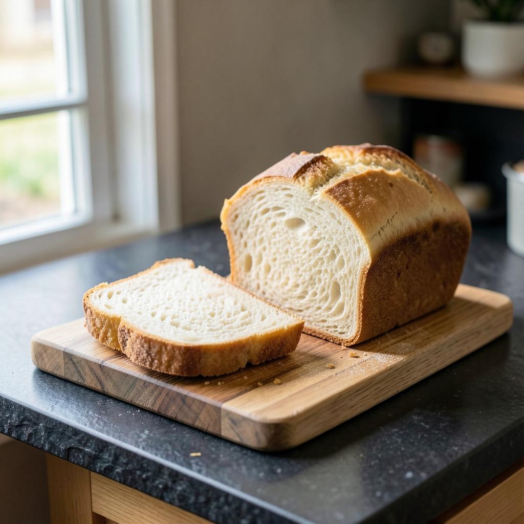 Agege-style sweet bread — illustrative bakery photograph from the sample grocery shelf