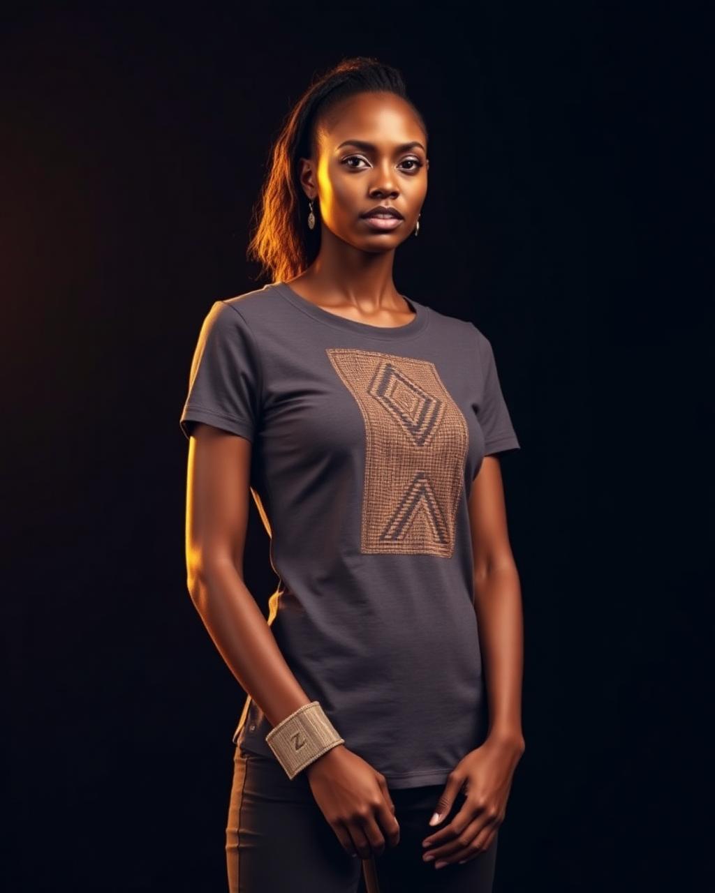 Z-COVENANT™ Vibe T-Shirt — Charcoal Edge — Women
