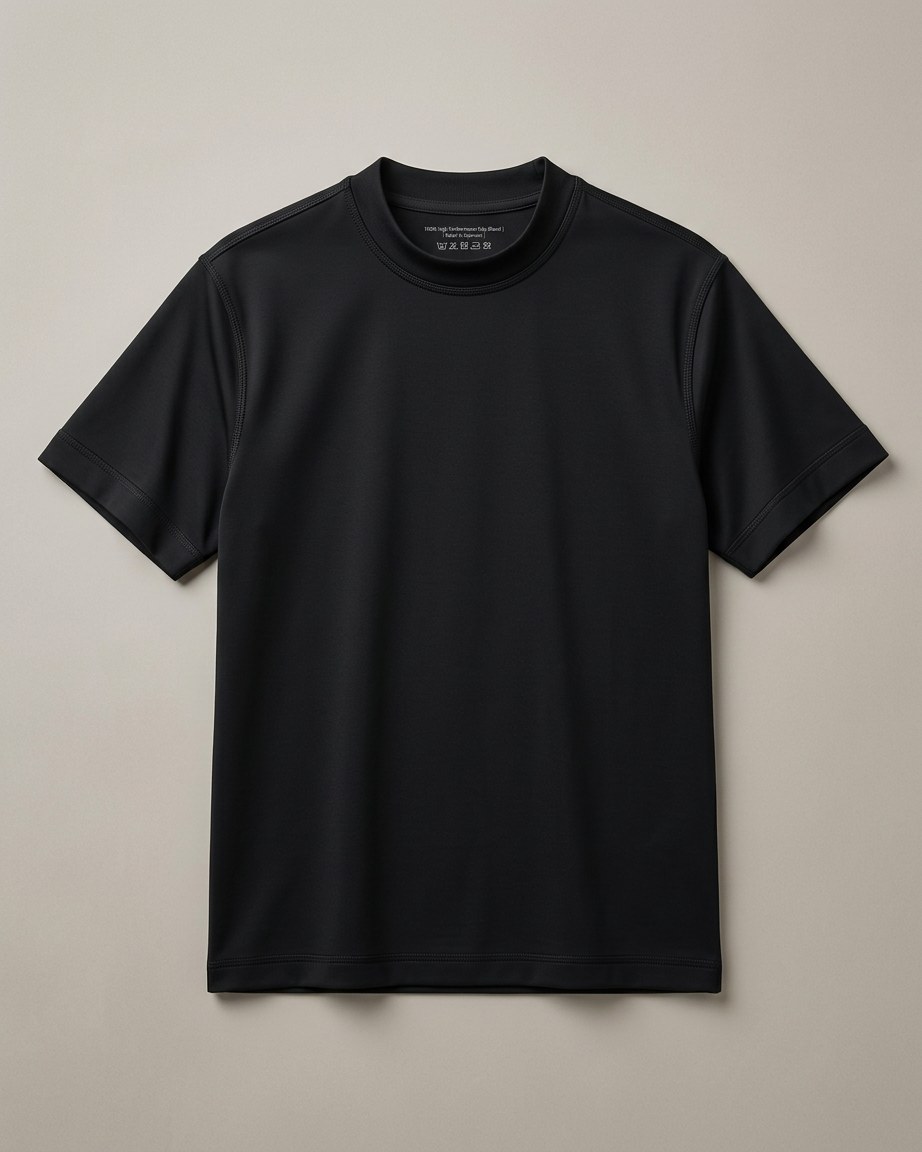 Urban Minimal Tee — Men, 05 Interior (view 5 of 7). Interior: lining, facings and the concealed closure.