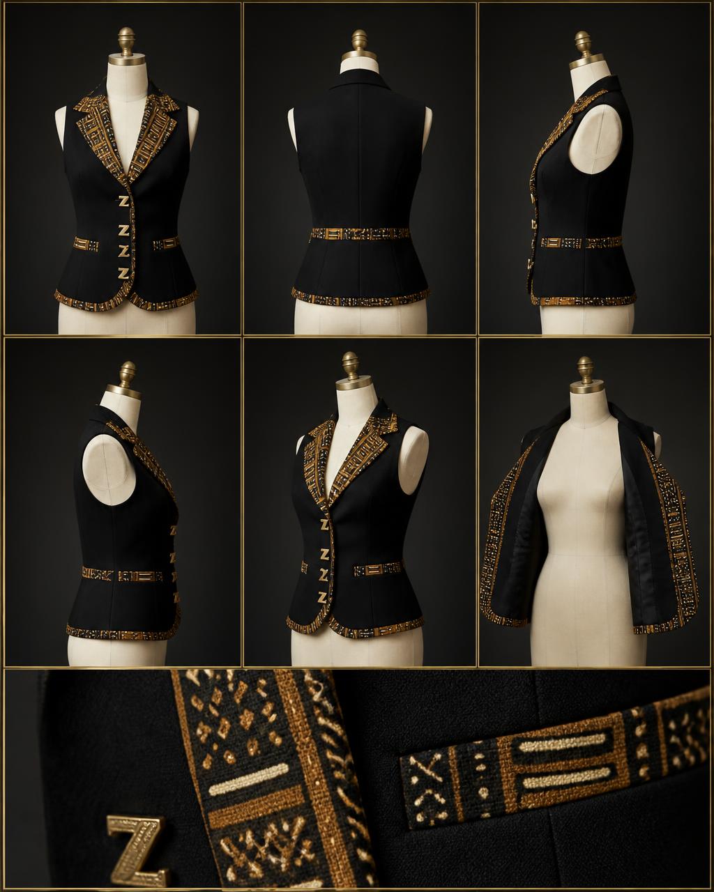Visionary Noir Vest — Women · Z-Vibe Rise in Motion related style