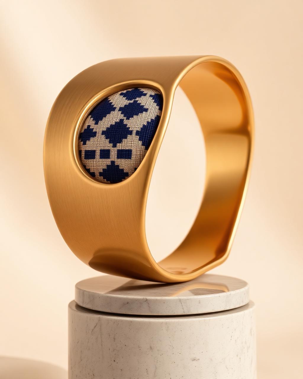 Heritage Gold Cuff design board