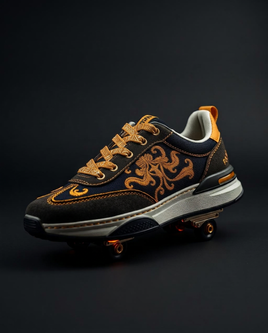 Z-Embroidered Marigold Court — 01 Front