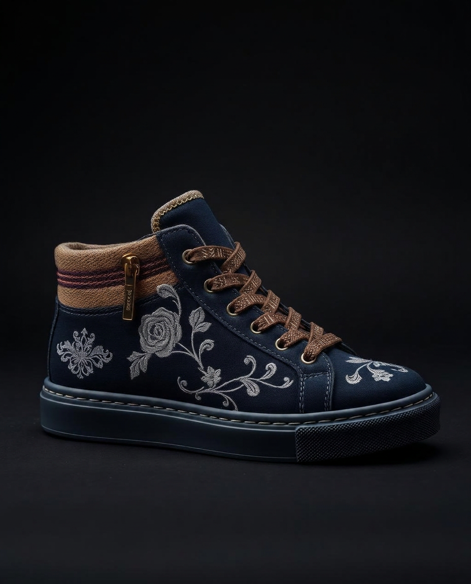 Z-Embroidered Midnight Bloom — 01 Front