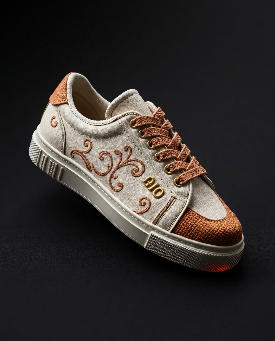 Z-Embroidered Regent Ivory — 01 Front