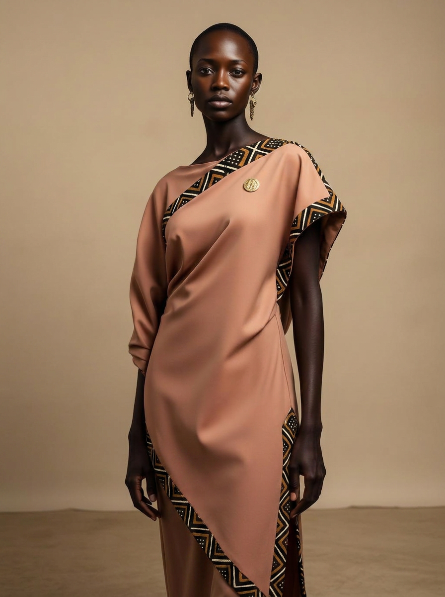 Z-Flow™ Asymmetric Draped Tunic design board