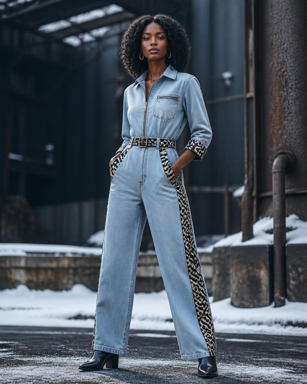 Z-Frost™ Denim Jumpsuit — Z-Vibe Women · Rise & Lead Edition II related style