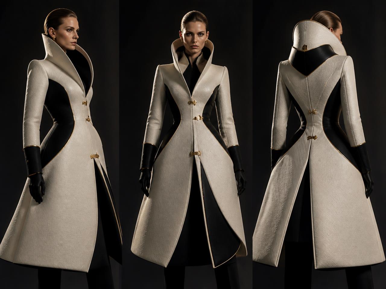 Official gold Z identity with restrained Bogolan transformation panels