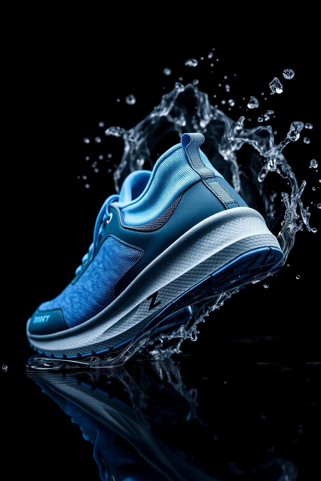 Z-Rain Momentum Performance Shoe — Men — Unisex · Z-Rain Waterproof Footwear seven-view specification plate; showing 01 Front, 02 Left, 03 Right, 04 Back, 05 Interior, 06 Inner tags, 07 Fabric detail. — 01 Front, Obsidian Black