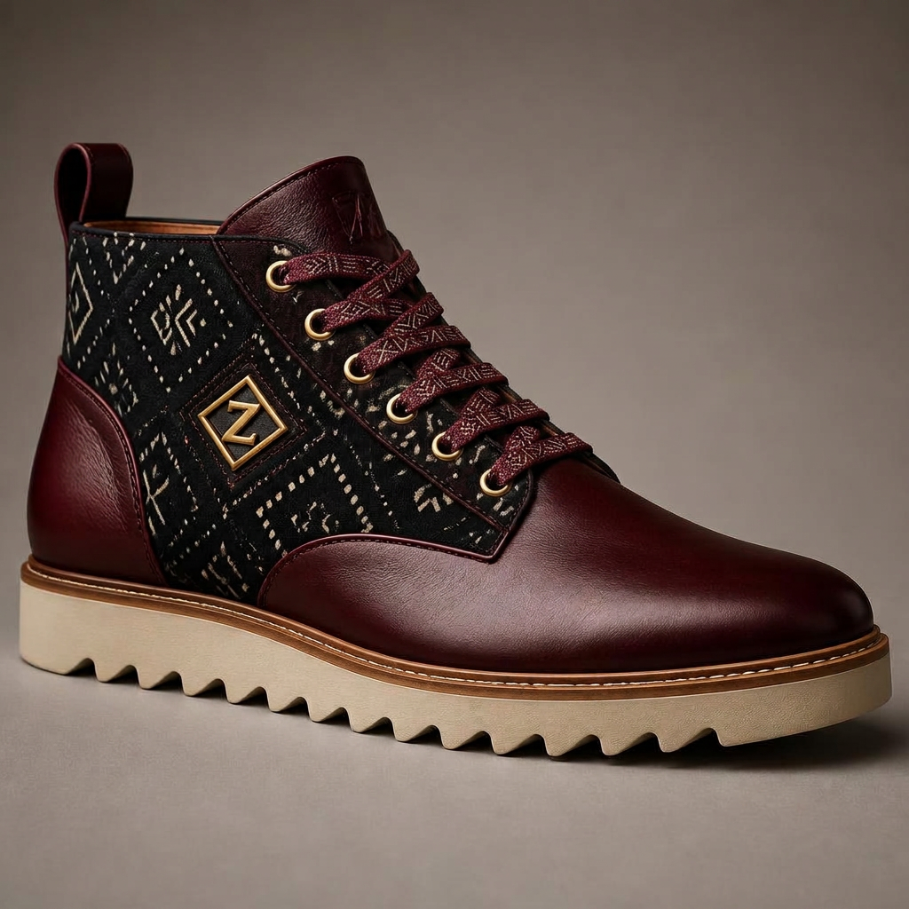 Boots — Zipper Vibe bogolanfini accent cover