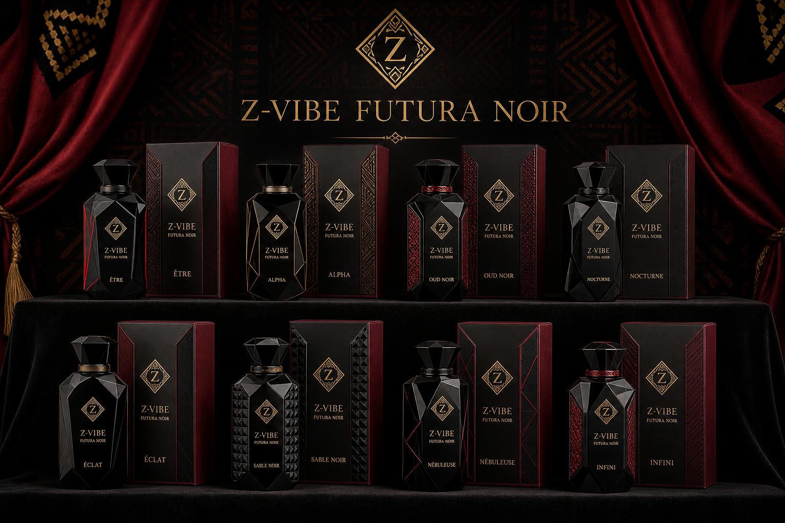 Z-VIBE Futura Noir — Volume 3 full design board